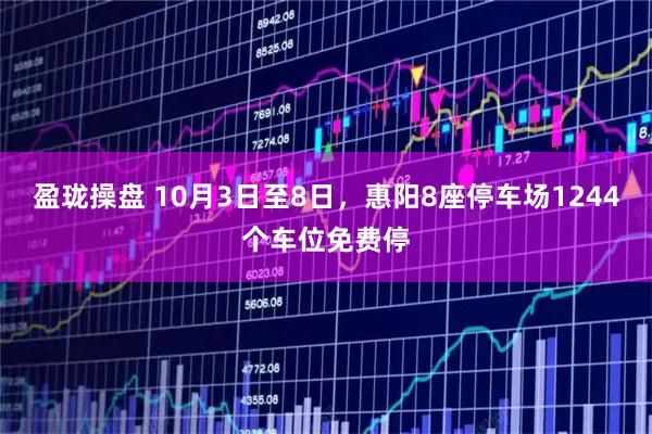 盈珑操盘 10月3日至8日，惠阳8座停车场1244个车位免费停