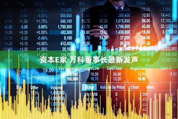 资本E家 万科董事长最新发声