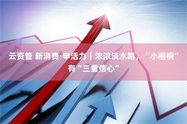云资管 新消费·申活力｜浓浓淡水路，“小梧桐”有“三重信心”