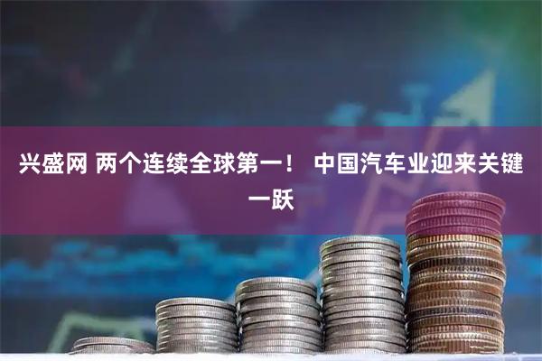 兴盛网 两个连续全球第一！ 中国汽车业迎来关键一跃
