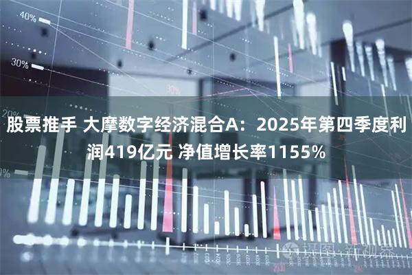 股票推手 大摩数字经济混合A：2025年第四季度利润419亿元 净值增长率1155%