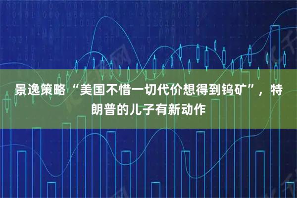 景逸策略 “美国不惜一切代价想得到钨矿”，特朗普的儿子有新动作