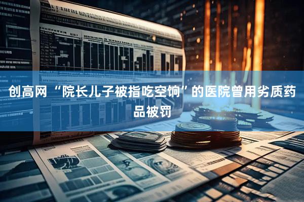 创高网 “院长儿子被指吃空饷”的医院曾用劣质药品被罚